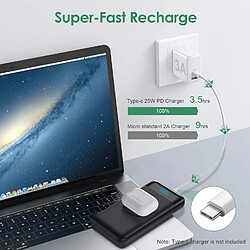 SANAG Capacité Réelle Élevée 26800Mah Batterie Externe Sans Fil Power Bank Induction Chargeur Portable Wireless Avec 3 Ports Usb Sortie Et 2 Entrées Charger Les Pour Iphone Samsung Et Autres pas cher