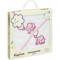 Playshoes 330902-586 Coffret cadeau Motif éléphant Rose