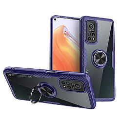 Coque en TPU avec béquille violet noir pour votre Xiaomi Mi 10T 5G/Mi 10T Pro 5G/Redmi K30S