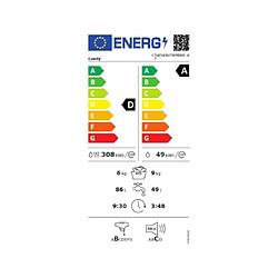 9kg CANDY 1400tr/min 60cm A, CSWS496TWMBBE-47 pas cher