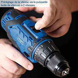 Perceuse-visseuse SCHEPPACH - 20V IXES - 50 Nm mandrin 13mm + 2 batteries + chargeur + 74 accessoires + Coffret - C-DTB74/2-X pas cher