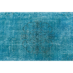 Vidal Tapis de laine 257x170 turquoise Ultra Vintage pas cher