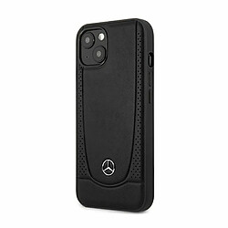 Mercedes Cuir Urban Line - Coque pour iPhone 14 Plus (Noir)