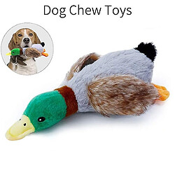 Jouets à mâcher pour chien Jouet sonore canard en peluche jouet pelucheux animal grinçant Jouet de corde à mâcher pour chien nettoyeur de dents