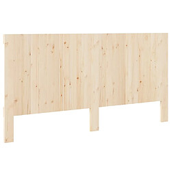 Maison Chic Tête de lit scandinave,Meuble de chambre 200x104 cm bois massif de pin -MN21904 pas cher