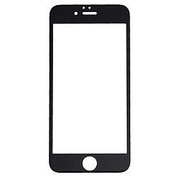 Wewoo Verre trempé noir pour iPhone 6 & 6s 0.26mm 9 H Dureté de Surface 4D Curverd Arc Antidéflagrant HD Sérigraphie Plein écran Film