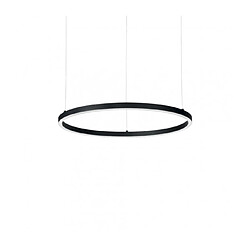 Ideal Lux Suspension LED intégré Oracle Aluminium Noir 1 ampoule 9cm