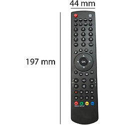 Acheter SANAG Telecommande Tv Compatible De Remplacement Rc1910 Vestel Toshiba Grandin Techwood Luxor Sharp Sanyo Continental Edison