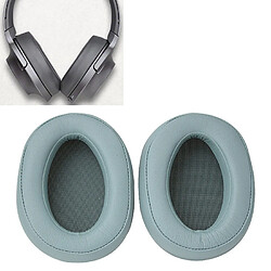 Wewoo Coussinets Mousse Étui de protection pour casque en éponge avec une paire Sony MDR-100ABN / WH-H900N Vert menthe