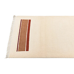 Vidal Tapis de couloir en laine 297x84 beige Darya pas cher