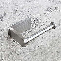 Universal Rouleau de papier de cuisine autocollant fixation murale toilette papier toilette accessoires en acier inoxydable salle de bains mouchoir porte-papier | porte-papier (argent)