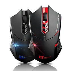 Yonis Souris Gaming Sans Fil 2400DPI Avec Rétroéclairage