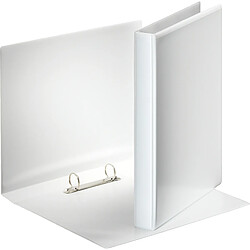 Esselte Classeur personnalisable, 2 anneaux, A4, blanc ()