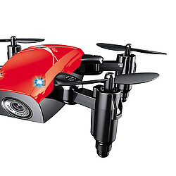 Acheter Mini Drone Quadricoptère De Poche Pliable Pour Enfants Débutants Rouge Avec Caméra