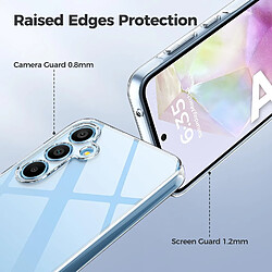 Coque Silicone Transparente + Verre Trempe Pour Samsung Galaxy A35 5G Little Boutik©