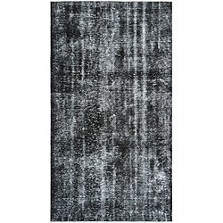 Vidal Tapis de laine 279x155 noir Ultra Vintage