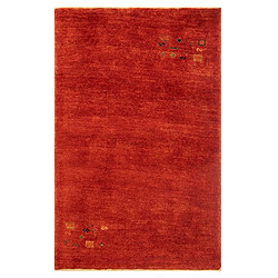 Vidal Tapis de laine 160x101 rouge Gabbeh 