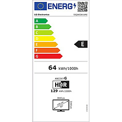 TV intelligente LG 55QNED816RE 55" 4K Ultra HD HDR10 QNED