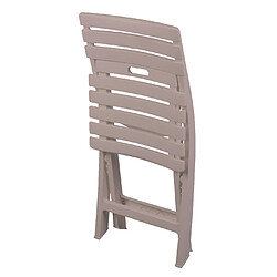 Avis LOT DE 2 CHAISE PICNIC CHAISE PIQUE NIQUE CHAISE DE CAMPING CHAISE DE BALCON CHAISE DE BISTRO CHAISE PLIABLE CHAISE DE JARDIN PLIABLE BIRKI TAUPE 41,5X40XH79CM LE PLASTIK+Sunnydays