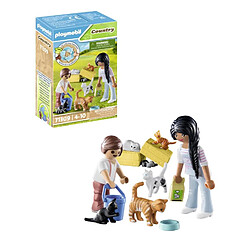 Acheter Playmobil® 71309 Famille de chats avec femme et enfant