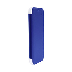 BEETLECASE Étui pour iPhone 12/iPhone 12 Pro Folio Premium en Cuir avec Dos en Cristal Bleu