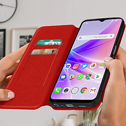 Avis Avizar Housse pour Oppo A77 Porte-carte Support Vidéo rouge