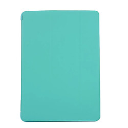 Coque en silicone + PU triple pli avec support bleu clair pour votre Apple iPad Mini (2019) 7.9 pouces