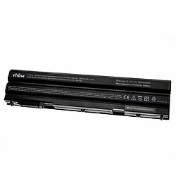 vhbw batterie compatible avec Dell Latitude E5420, E5420 ATG, E5420m, E5430, E5520, E5520m, E5530, E6420 laptop (5200mAh, 11.1V, Li-Polymère, noir)