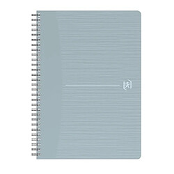 Cahier spirale Oxford My Rec'up recyclé A5 14,8 x 21 cm - 5 x 5 - 180 pages - Lot de 5