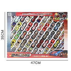 Universal 50pcs Enfant Mini Jouet Voiture Set Garage Jouet 1: 64 Modèle de course en alliage moulé à chaud Cadeau de Noël pour enfant garçon |