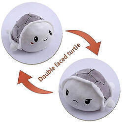 Universal Jouets en peluche de tortue réversible, flip double face petit en peluche