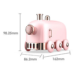 YP Select Mignon Home Office Petit Train Humidificateur Rétro Littéraire Vent Petit Silencieux Brouillard Humidificateur-rose