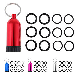 Acheter mini-bouteilles de plongée en aluminium avec 12 o anneaux dive porte-clés rose rouge