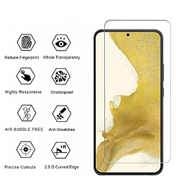 2x Films Verres Trempes Pour Samsung Galaxy S22 PLUS 5G Little Boutik®