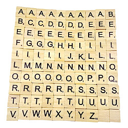 jeux de lettres, Lettres en bois