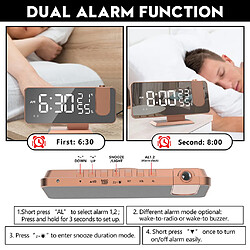 Acheter réveil numérique plafond projection chambre