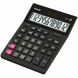 Calculatrice Casio GR-12C-BK-W-EP Noir