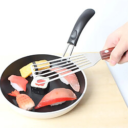 Acheter wok turner spatule pelle ustensiles de cuisine friture grill poisson steak acier l