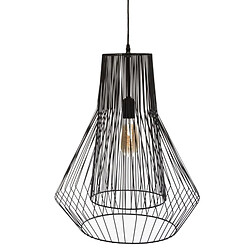 Atmosphera, Createur D'Interieur Suspension Noire "Zania" en métal filaire Hauteur 52 cm Atmosphera