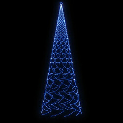 Avis vidaXL Sapin de Noël avec piquet 3000 LED Bleues 800 cm