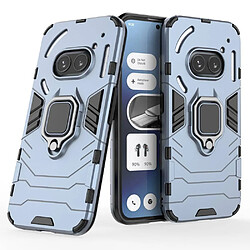 Htdmobiles Coque pour Nothing Phone (2a) - housse etui rigide anti choc + film ecran - BLEU FONCE