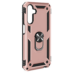 Avizar Coque pour Samsung Galaxy A15 5G Hybride Bague Support Magnétique Rose Champagne