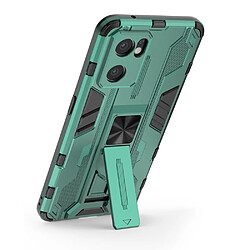 Coque en TPU anti-griffes, anti-choc avec béquille, vert pour votre Oppo Reno7 SE 5G