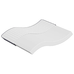 vidaXL Matelas en mousse moyennement doux 160x200 cm