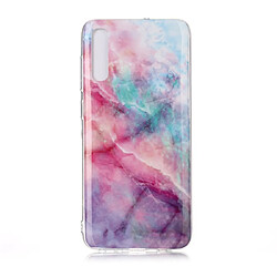 Wewoo Coque Souple Pour Galaxy A70 Motif de dessin coloré Fabrication IMD Étui de protection en TPU ciel rose