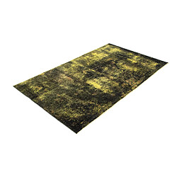 Avis Vidal Tapis de laine 191x112 jaune Vintage Royal