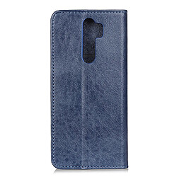 Avis Wewoo Housse Coque Pour OPPO A9 2020 Étui en cuir magnétique avec texture de Crazy Horse rétro horizontale support et fentes cartes Bleu