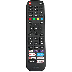 SANAG En2A30 Telecommande Remplace Fit Pour Hisense Vidaa Tv 43A7500F 50A7300F 55A7300Ftuk 65A7300F 55Ae7400 65A7300Ftuk 43Ae7200F 65Ae7400 55Ae7400Ftuk 65Ae7400Ftuk 43A7500Ftuk 43A7300F