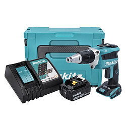 Makita DFS 452 RM1J Visseuse plaque de plâtre sans fil 18 V Brushless + 1x batterie 4,0 Ah + chargeur + Makpac