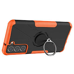 Coque en TPU anti-chute avec béquille pour votre Samsung Galaxy S21 FE 5G - orange